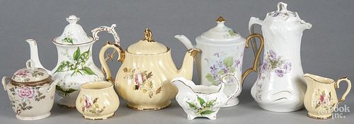 Porcelain tea wares, to include Viela, Hammersley, etc.