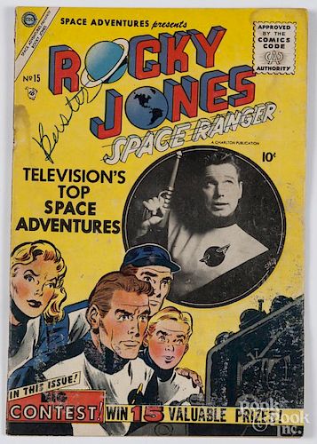Space Adventures, Rocky Jones Space Ranger, a Charlton Publication, No. 15, Vol. 1, 1954.
