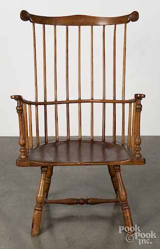 Philadelphia combback Windsor armchair, ca. 1770.