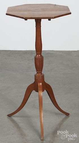 Federal mahogany candlestand, late 19th c., 31 1/4'' h., 16'' w., 20 1/2'' d.