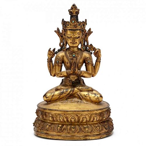 Sculpture of Avalokitesvara Sadaksari