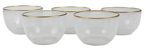 Set of Eighteen Continental Glass Bowls