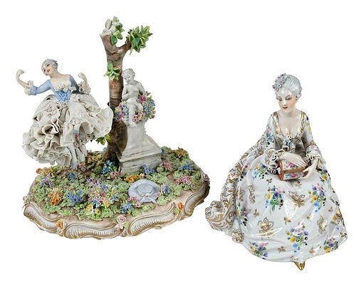 Two Luigi Fabris Porcelain Figurines