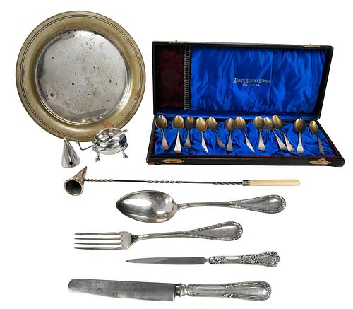 50  Pieces Silver Table Items