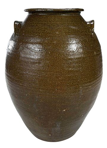 Rare Decorated Thomas Ritchie Storage Jar 