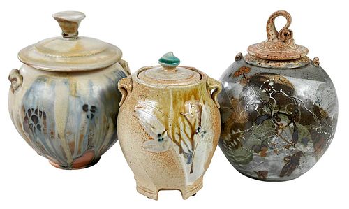 Three Contemporary Pottery Jars