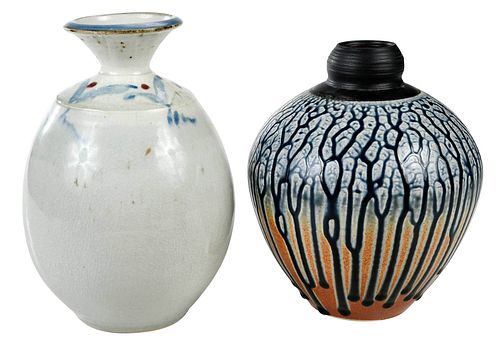 Two Contemporary Pottery Vessels 