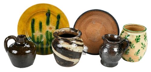 Six Pieces of Miniature Pottery