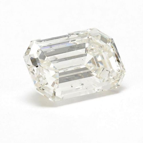 Unmounted 4.21 Carat Emerald Cut Diamond