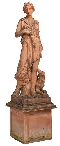 Life Sized Terra Cotta Statue of Artemis