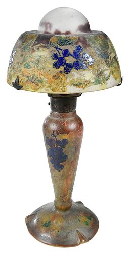 Daum Nancy Glass Table Lamp