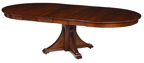 Stickley Brothers Arts and Crafts Oak Dining Table