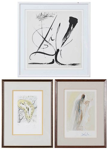 Three Salvador Dali Prints