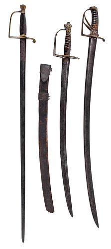 Three 19th Century Swords 