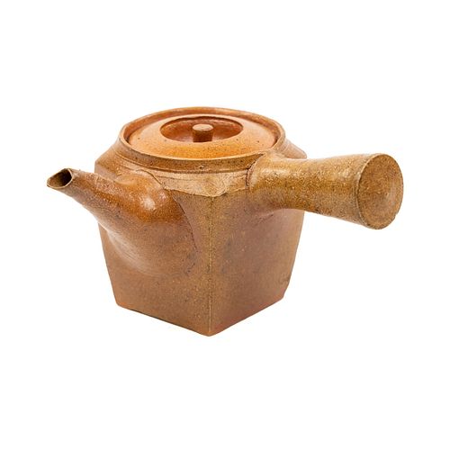 Michael Simon Salt Glazed Kyusu Stoneware Teapot