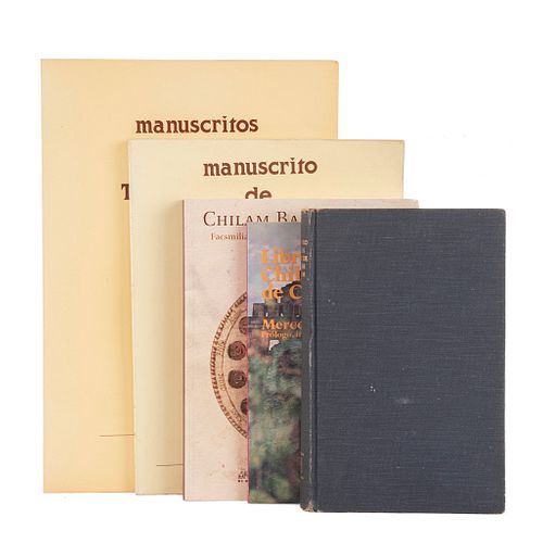 Barrera Vázquez, A. / Caso Barrera, Laura / Garza, Mercedes de la / Calderón, Héctor M. El Libro de los Libros de Chilam Balam. Pzs. 5.