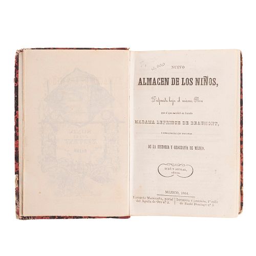 Nuevo Almacén de los Niños, Dispuesto bajo el mismo Plan. Mejico: Buxó y Aguilar, 1864. 7 láminas.