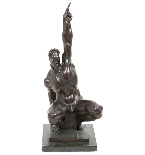 Donald DeLue Bronze 'Jason (Triumph Over Tyranny)'