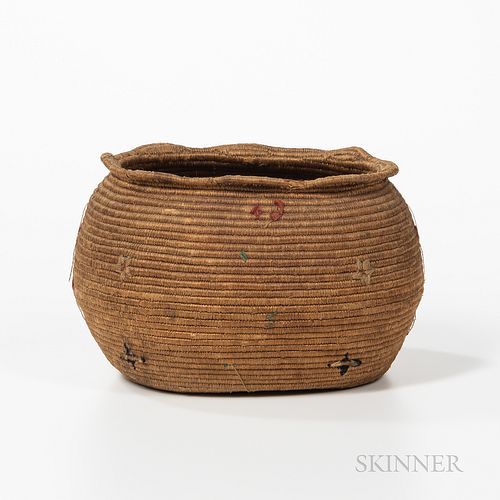 Eskimo Coiled Basket