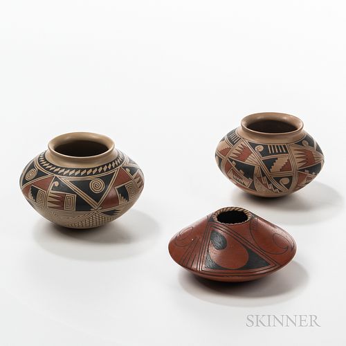 Three Contemporary Mata Ortiz Pottery Jars