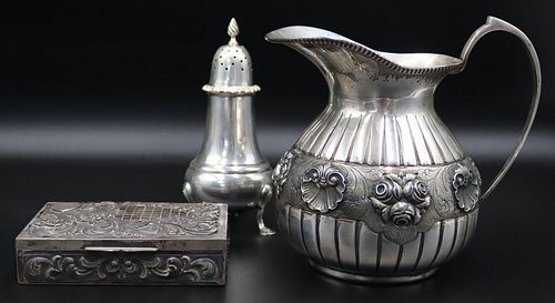 STERLING. English and Colombian Silver Grouping.