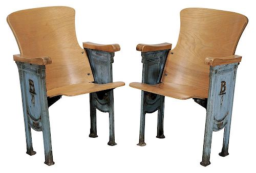Pair Theater Chairs from the Biltmore
