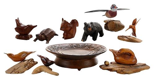 Collection of Jim Holmes Bird Carvings
