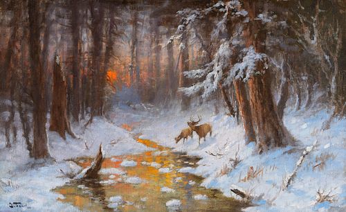 John Fery (1859–1934) — Winter in Minnesota