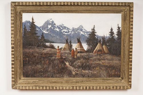 Parson O/B Native Americans in a Landscape