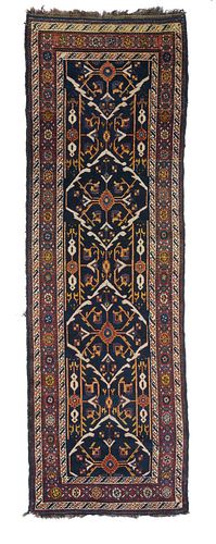 Antique Lori Bakhtiari Rug, 3' x 9' (0.91 x 2.74 m)