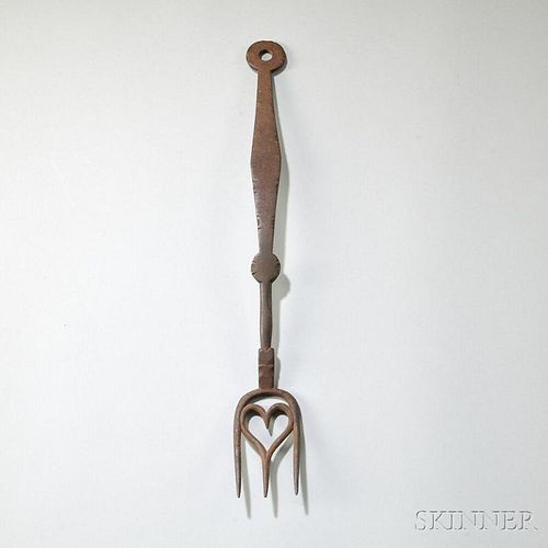 Wrought Iron Hearth Fork