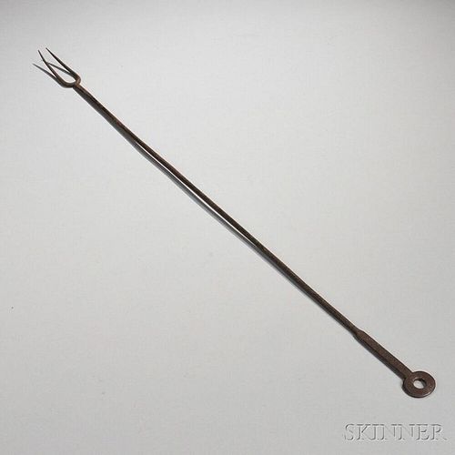 Wrought Iron Hearth Fork
