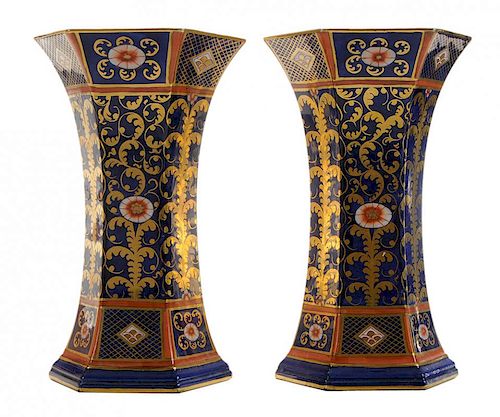 Pair of Handsome Wilton Ware Vases