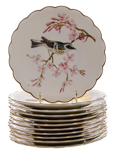 Dorothy Doughty Birds Dessert Plates