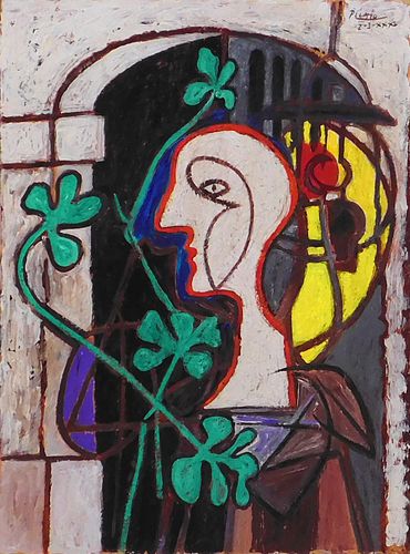 Pablo Picasso, Manner of: La lampe