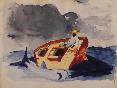 School of Winslow Homer: Study of The Gulf Stream