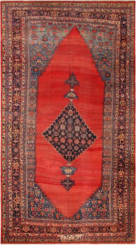 Large Antique Persian Bidjar Rug 18 ft 9 in x 10 ft 9 in (5.71 m x 3.27 m)