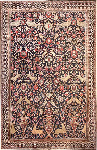 Antique Khorassan Persian Rug 8 ft 8 in x 5 ft 5 in (2.64 m x 1.65 m)