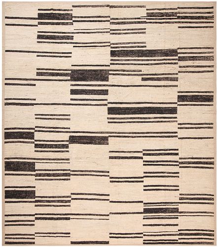 Modern Moroccan Rug 14 ft 2 in x 12 ft 7 in (4.32 m x 3.84 m)