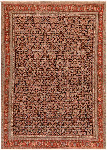 Antique Persian Senneh Rug 6 ft 2 in x 4 ft 5 in (1.87 m x 1.34 m)