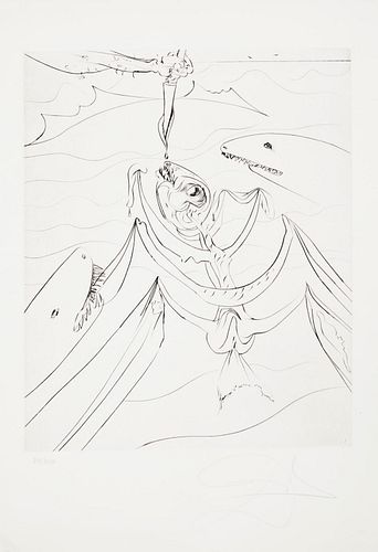 Salvador Dali - Untitled from "The Old Man and the Sea"
