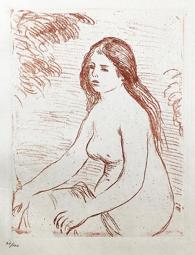 Pierre-Auguste Renoir - Femme Nue Assise