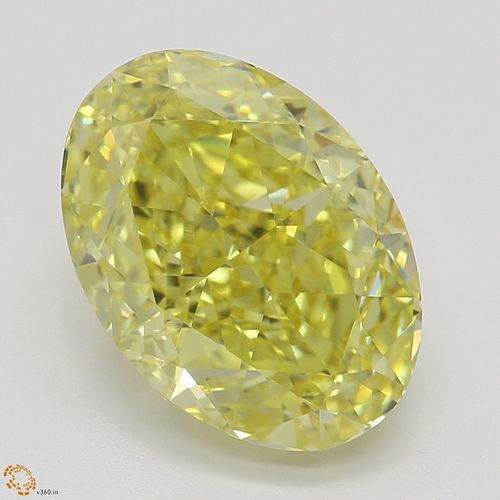 3.02 ct, Natural Fancy Intense Yellow Even Color, VVS1, Oval cut Diamond (GIA Graded), Appraised Value: $244,600 