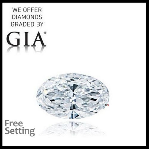 2.08 ct, E/VVS1, Oval cut GIA Graded Diamond. Appraised Value: $98,200 