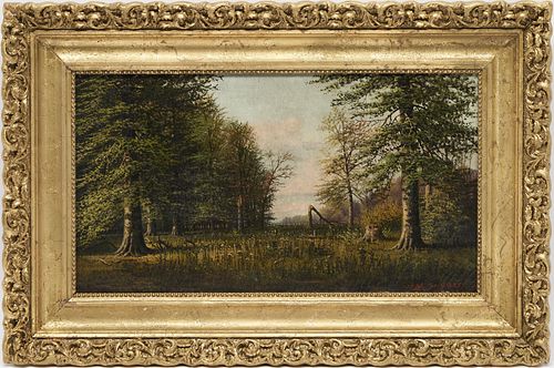 William McKendree Snyder Landscape Painting, Grassy Meadow