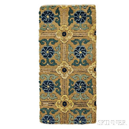 Ming Imperial Carpet Fragment