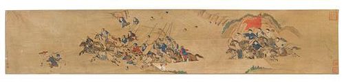 After Jin Tingbiao, (Qing Dynasty), Battle Scene