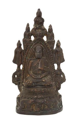 * An Indian Bronze Figure Height 10 5/8 inches.