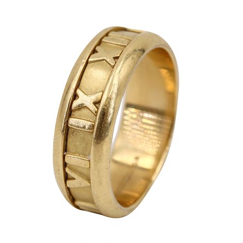 Tiffany & Co Atlas 18k Gold Ring