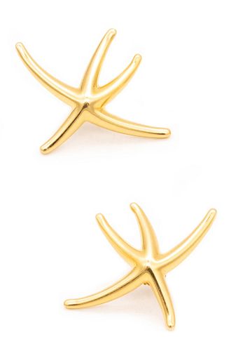 Tiffany & Co. Elsa Peretti Starfish earrings in 18 kt gold